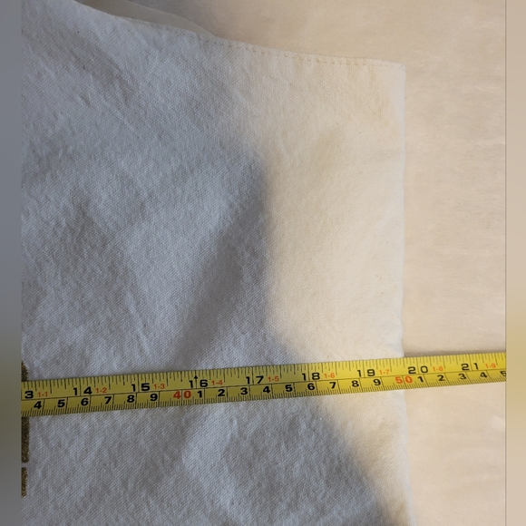 Victoria's Secret Summer Love Shimmer Canvas Sparkle Gold Tote Bag, Large Beach - Picture 6 of 8